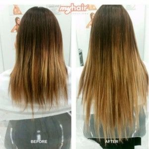 Foto donde puedes ver un antes y después con la extensión de color.